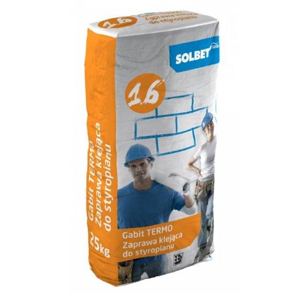 SOLBET - GABIT TERMO 1.6 ZAPRAWA KLEJOWA DO STYROPIANU 25KG/OP